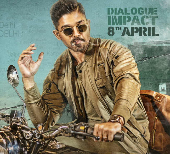 Dialogue impact of Allu Arjun’s Naa Peru Surya to be out on 8th April