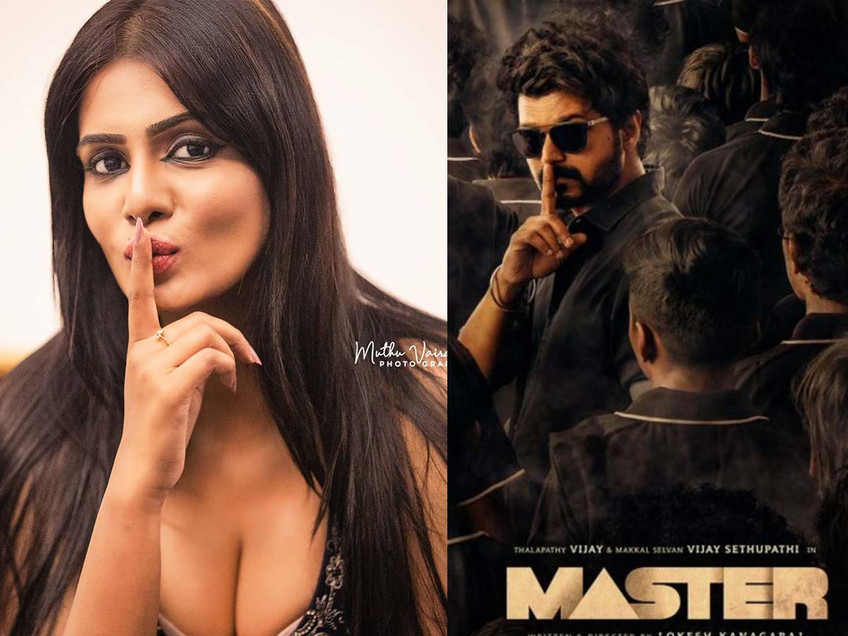 Meera Mitun : Vijay look from Master poster copied from her photo