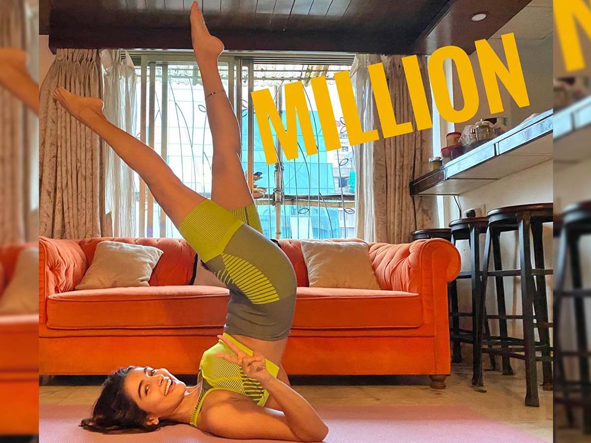 Pooja Hegde stretches her legs in 11 Shape