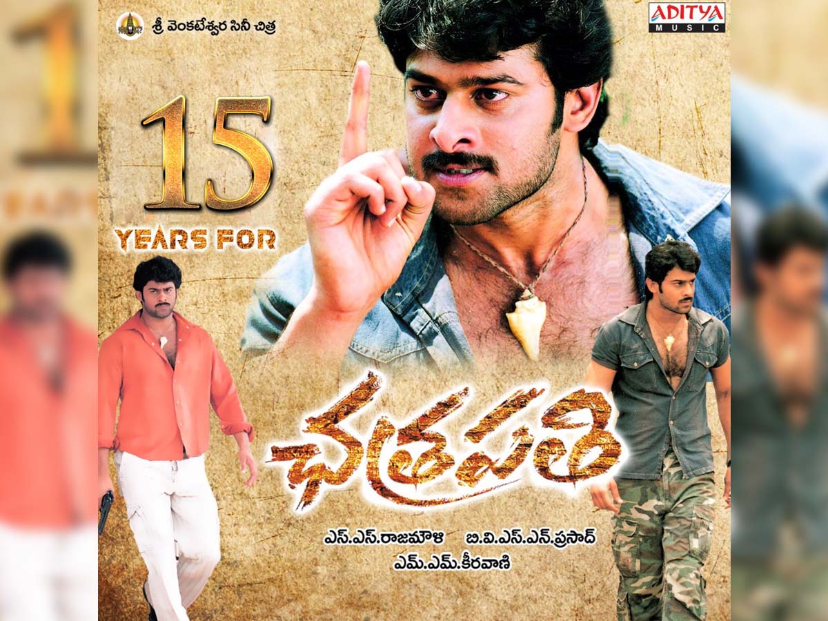 15 Years for Prabhas and Rajamouli Chatrapathi