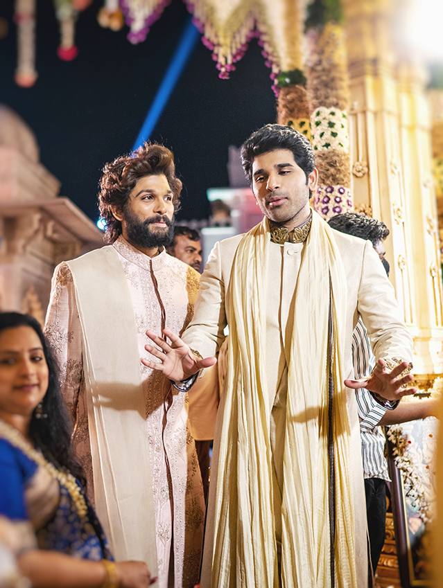 Allu Sirish Vibrant looks at Nischay Wedding