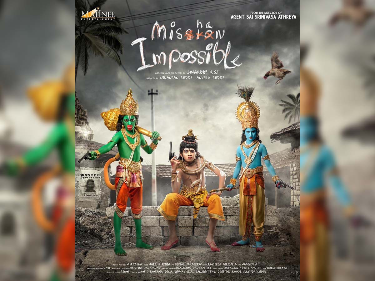 Mishan Impossible 1st Look : Three kids in Lord Krishna, Shiva and Hanuman avatars