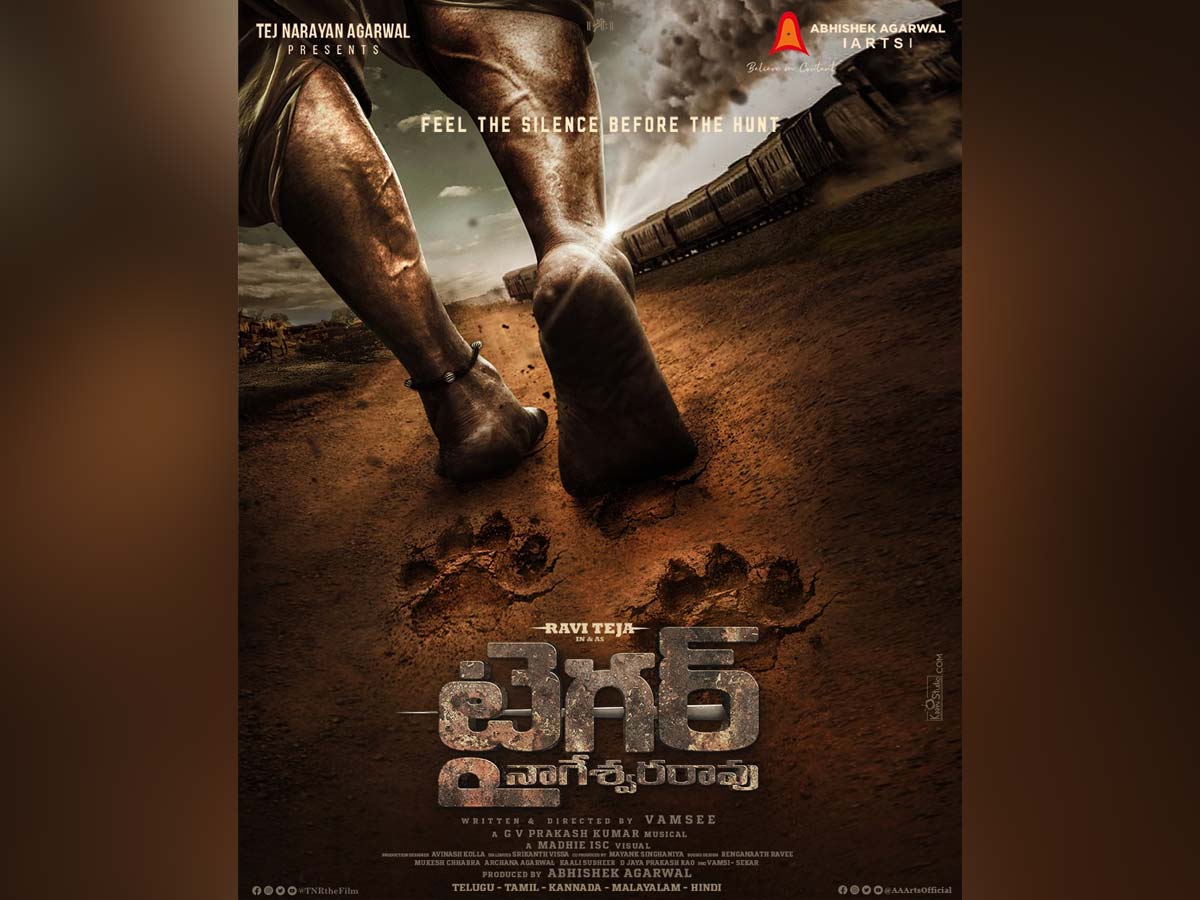Official: Ravi Teja in and as Tiger Nageswara Rao
