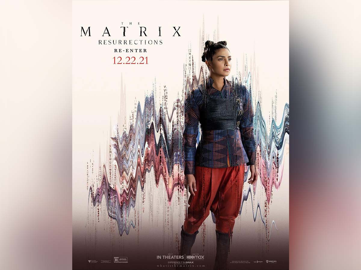 Priyanka Chopra character poster from The Matrix Resurrections