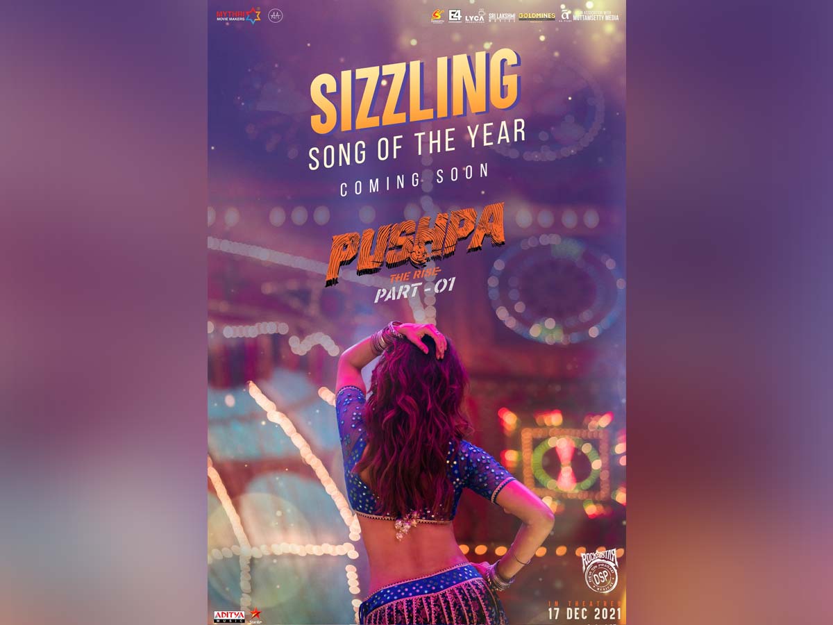 Samantha back look from Pushpa: The Rise: Sizzling Song of The Year