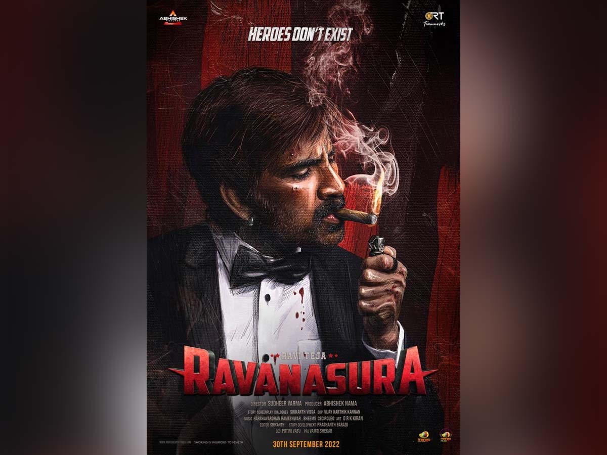 Devilish FIRE Within Ravi Teja is ready to blow: Ravanasura gets release date