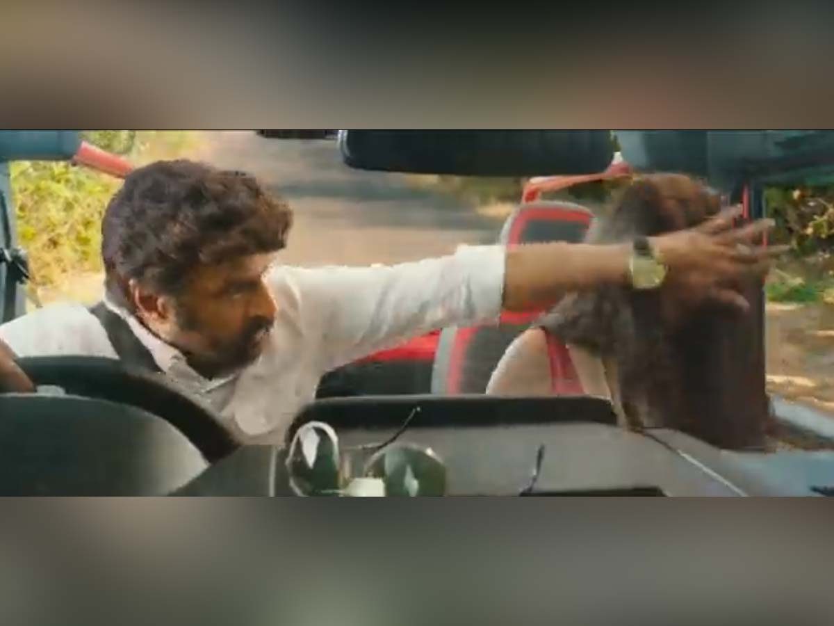 Hyderabad Police uses Akhanda for Seat Belt importance