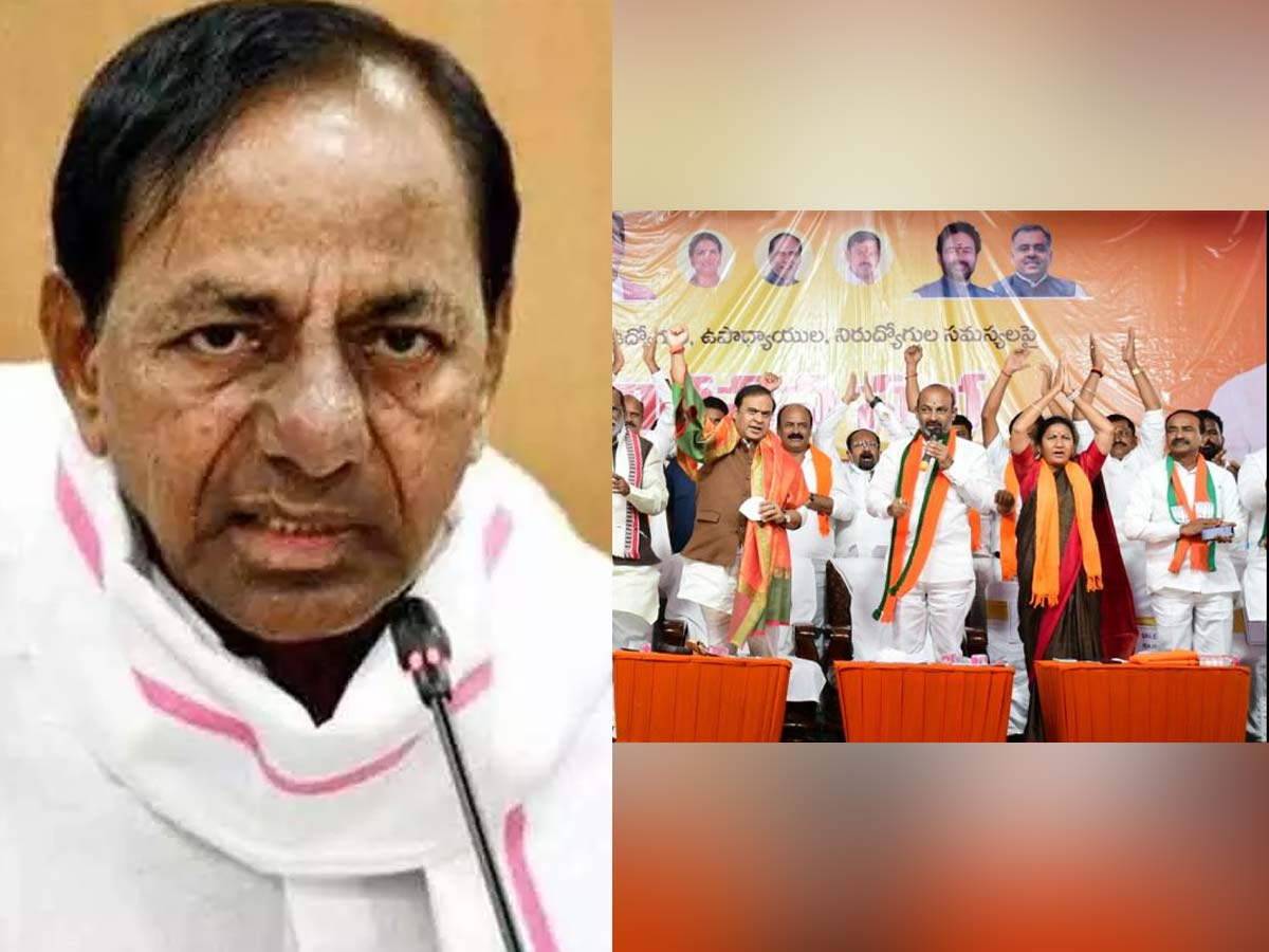 "KCR trying hard to make his son next CM, than looking after the state." - Assam CM :