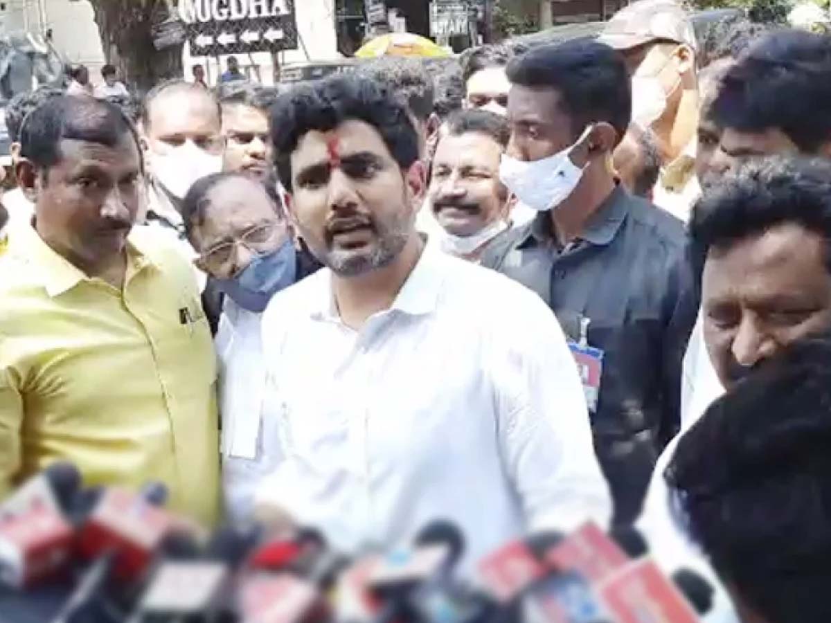 Nara Lokesh immensely fired on Sakshi, here's the reason