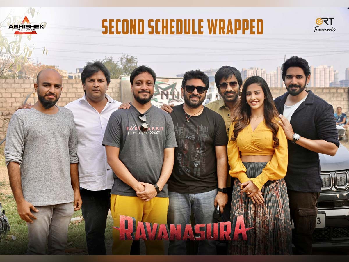 Ravi Teja's 'Ravanasura' filming in rapid-fire