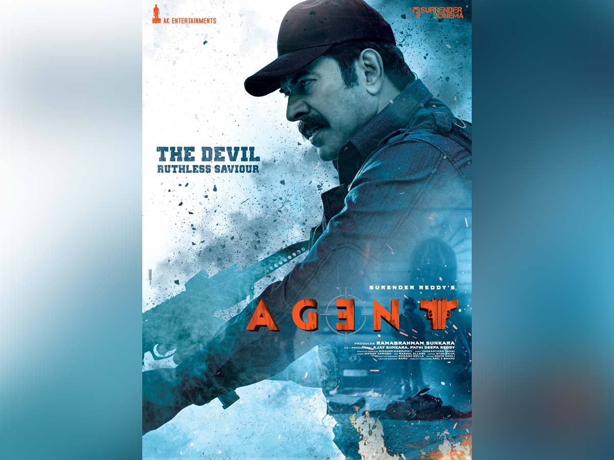 Mammooty first look as The Devil from Agent