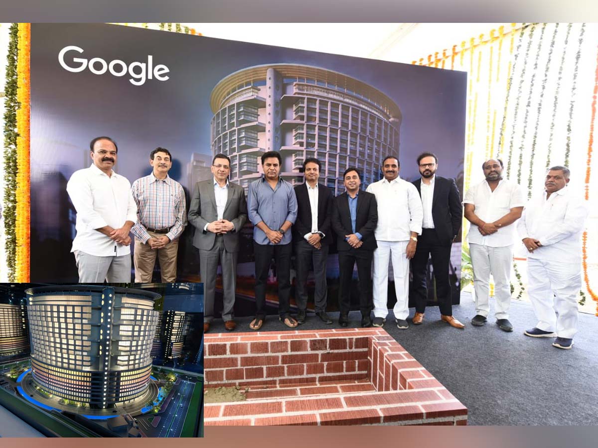KTR: Super excited to break the ground for Google largest campus in Hyderabad
