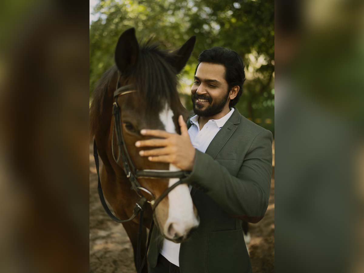 Karthi love about horse: It breathes and pulsates with you