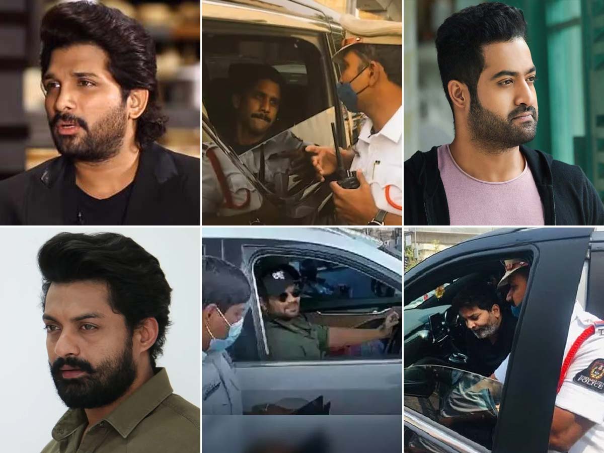 List of Telugu celebs who land in legal trouble for violating traffic rules