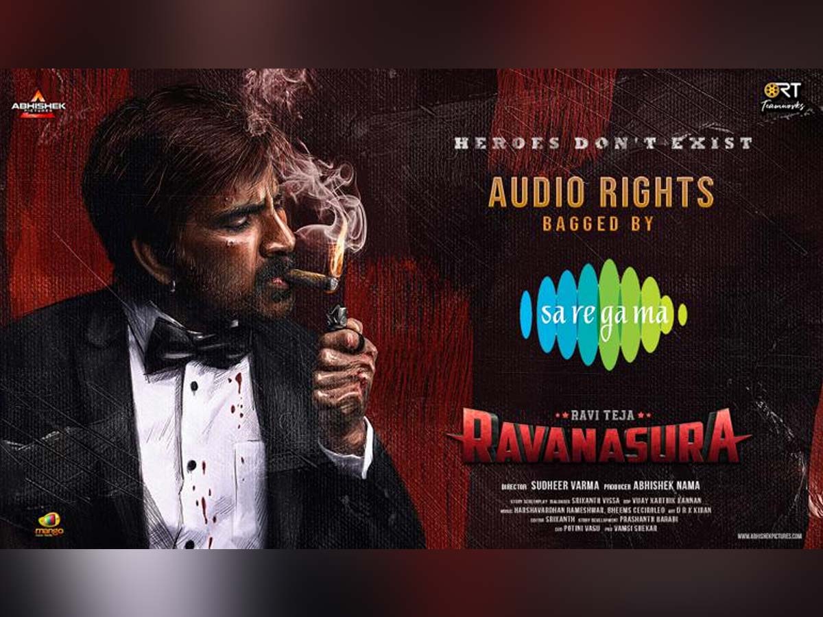 Saregama South acquires Ravanasura audio rights: Highest in Ravi Teja Career