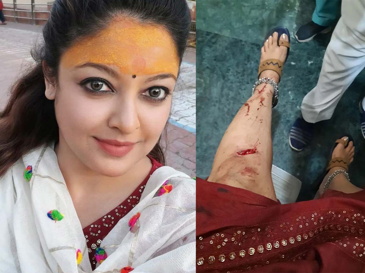 Heroine Tanushree Dutta is out of a big accident…!