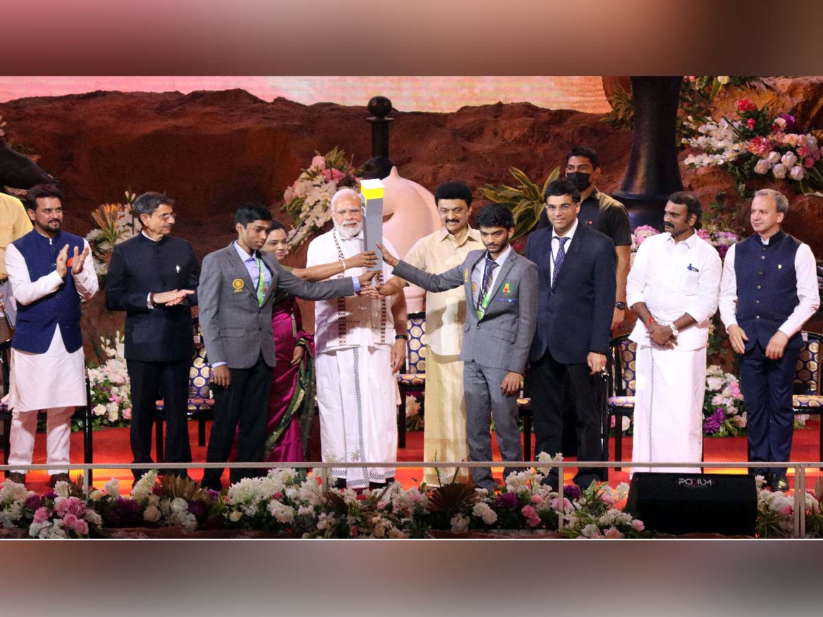 PM Modi inaugurates World Chess Olympiad in Chennai