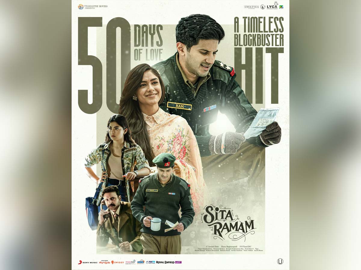 Sita Ramam completes 50 days in Theaters