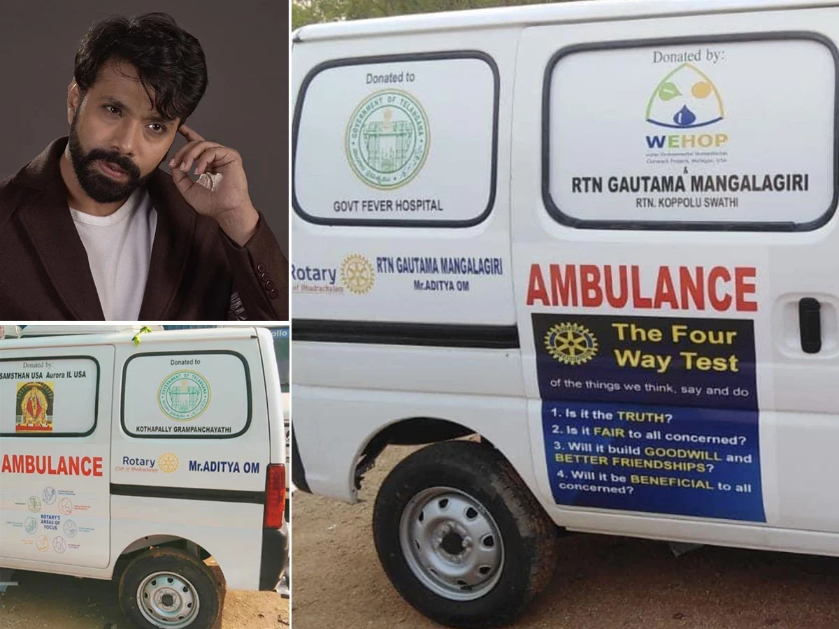 Aditya Om saving lives